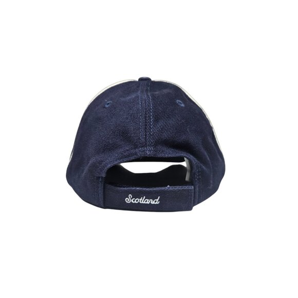 Old Course St. Andrews Golf Hat Scotland Navy Blue Embroidered Logo Strapback - Picture 5 of 11